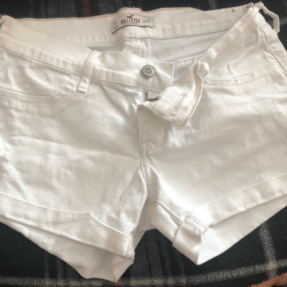 White Hollister Shorts